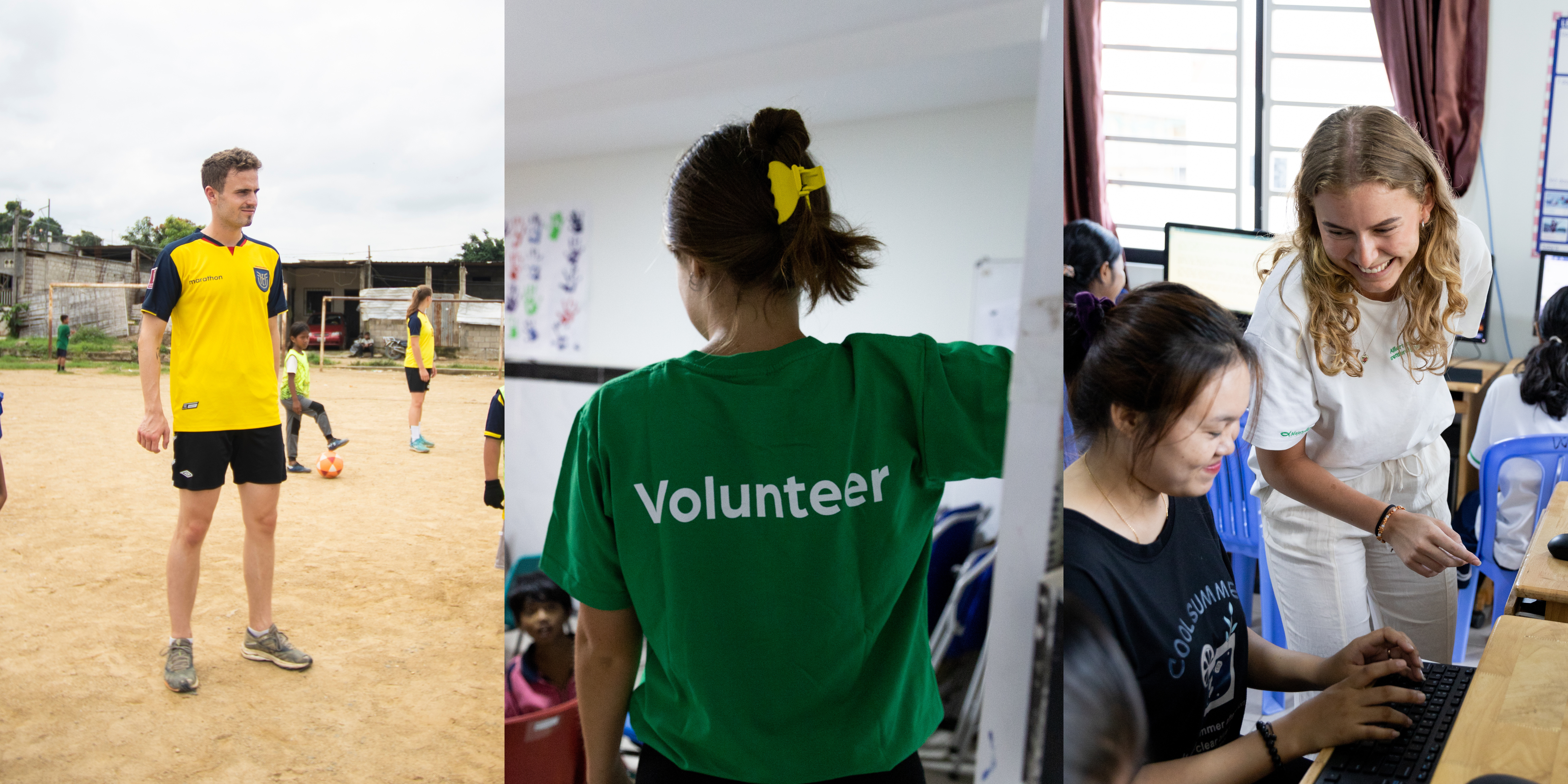 Bilder fra volontøropphold og frivillig arbeid