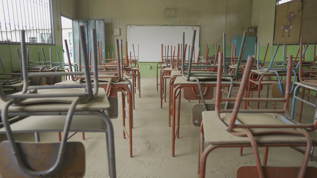 Tomme klasserom i Ecuador. Foto: 
 Fernando Edgar Paltan Coro